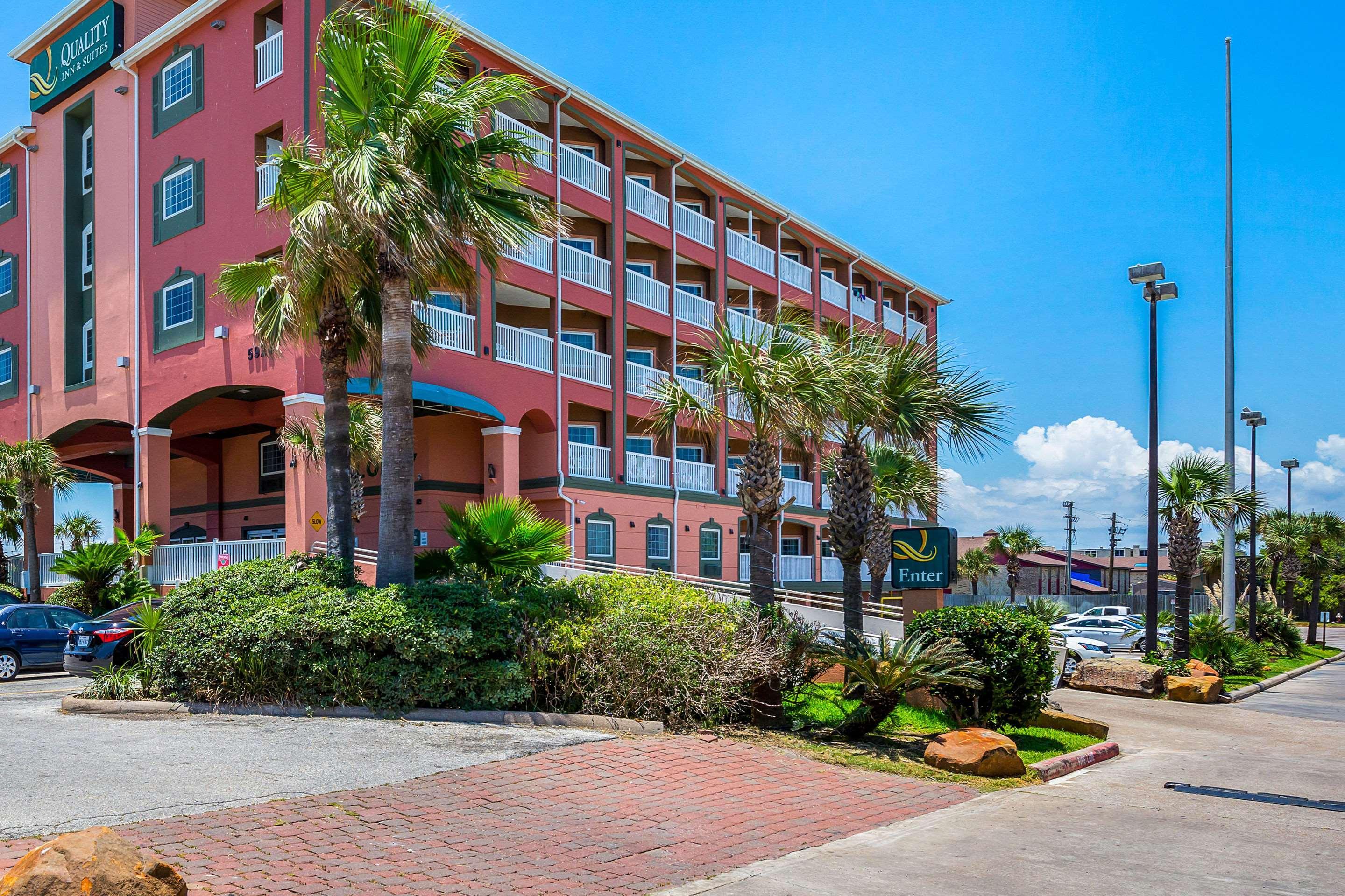 Quality Inn & Suites Galveston - Beachfront Exterior foto